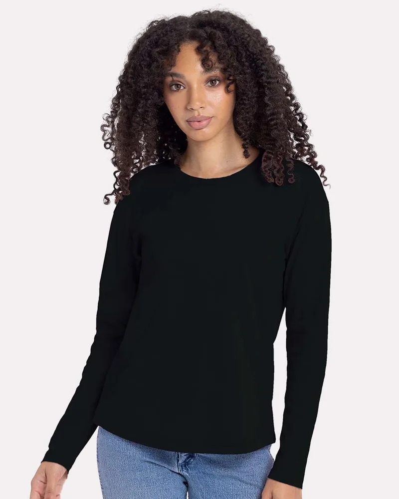 Next Level Apparel® Women's Cotton Relaxed Long Sleeve T-Shirt