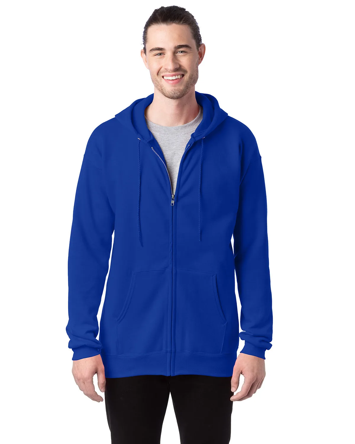 Hanes Printables Adult Ultimate Cotton® Full-Zip Hooded Sweatshirt view 7