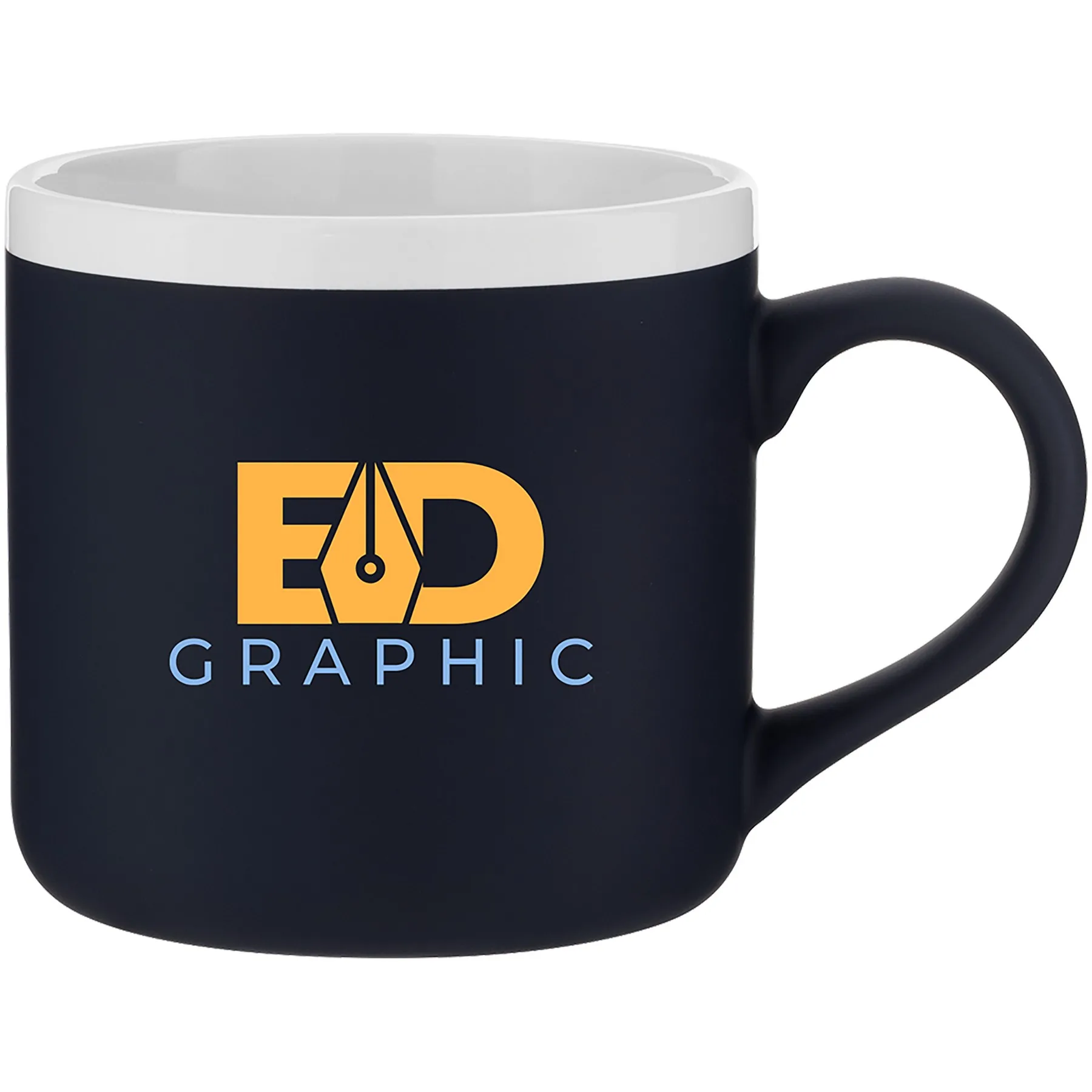 12 oz Elara Ceramic Mug (Navy)
