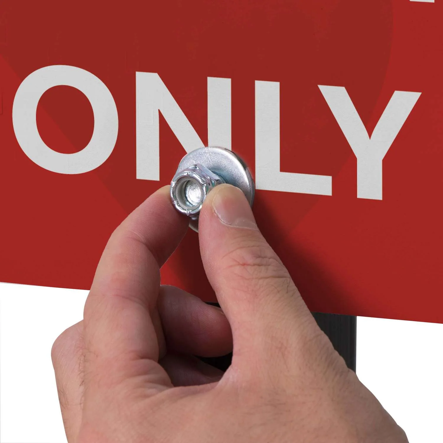 60" Rover Portable Sign Post Double-Sided Kit view 3