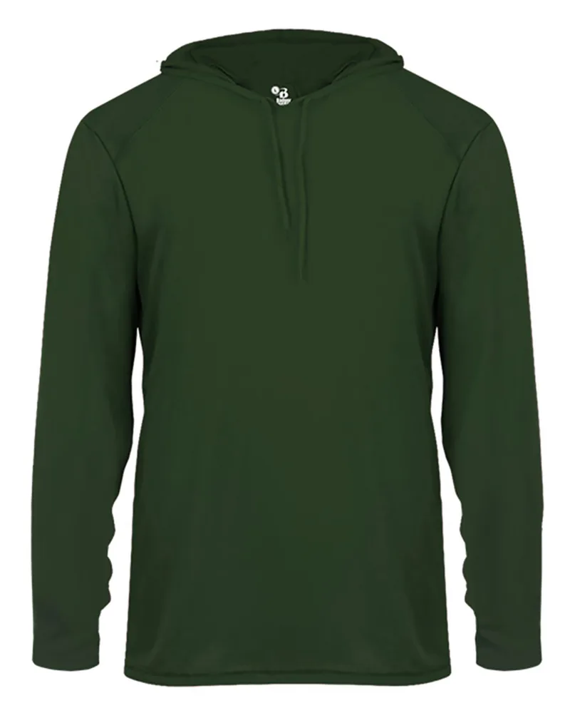 Badger Sport Unisex B-Core Long-Sleeve Performance Hooded T-Shirt view 5