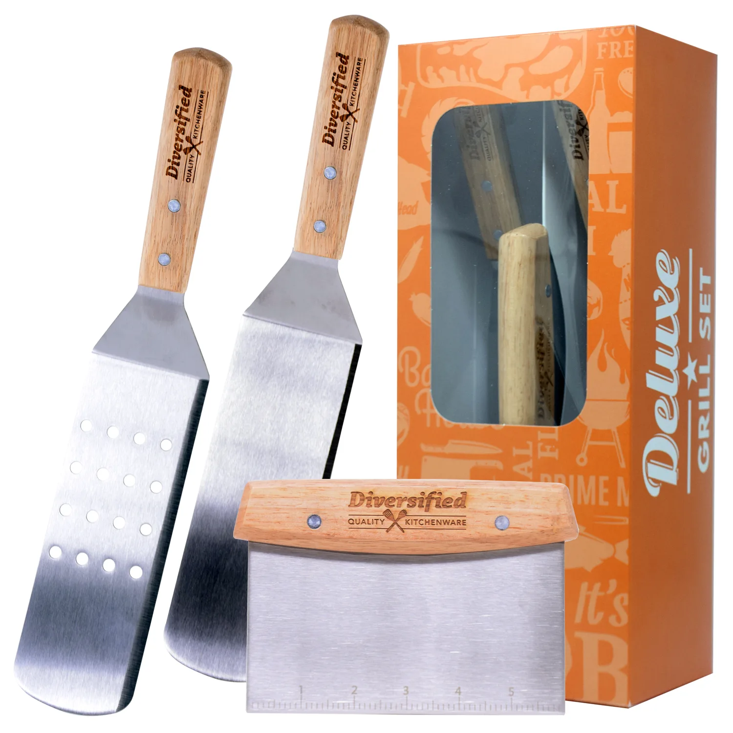 Wood Brown/Silver Packaging