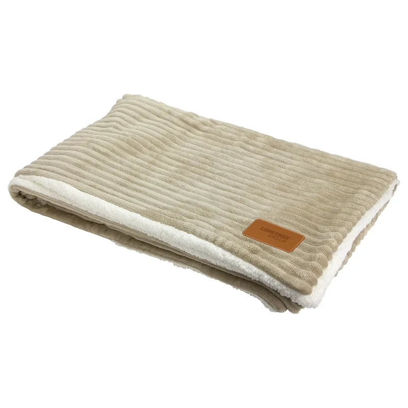 Fireside Sherpa & Flannel Blanket