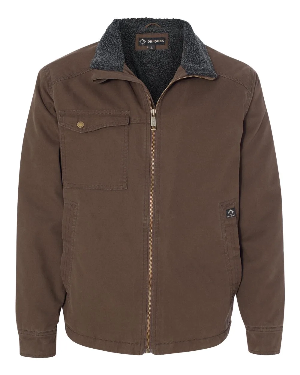 DRI DUCK® Men's Endeavor Canyon Cloth™ Canvas Jacket w/Sherpa Lining view 4