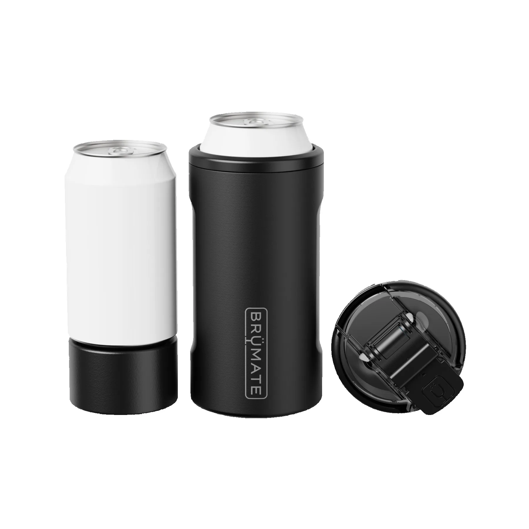 BruMate Hopsulator Trio Can Cooler - Matte Black