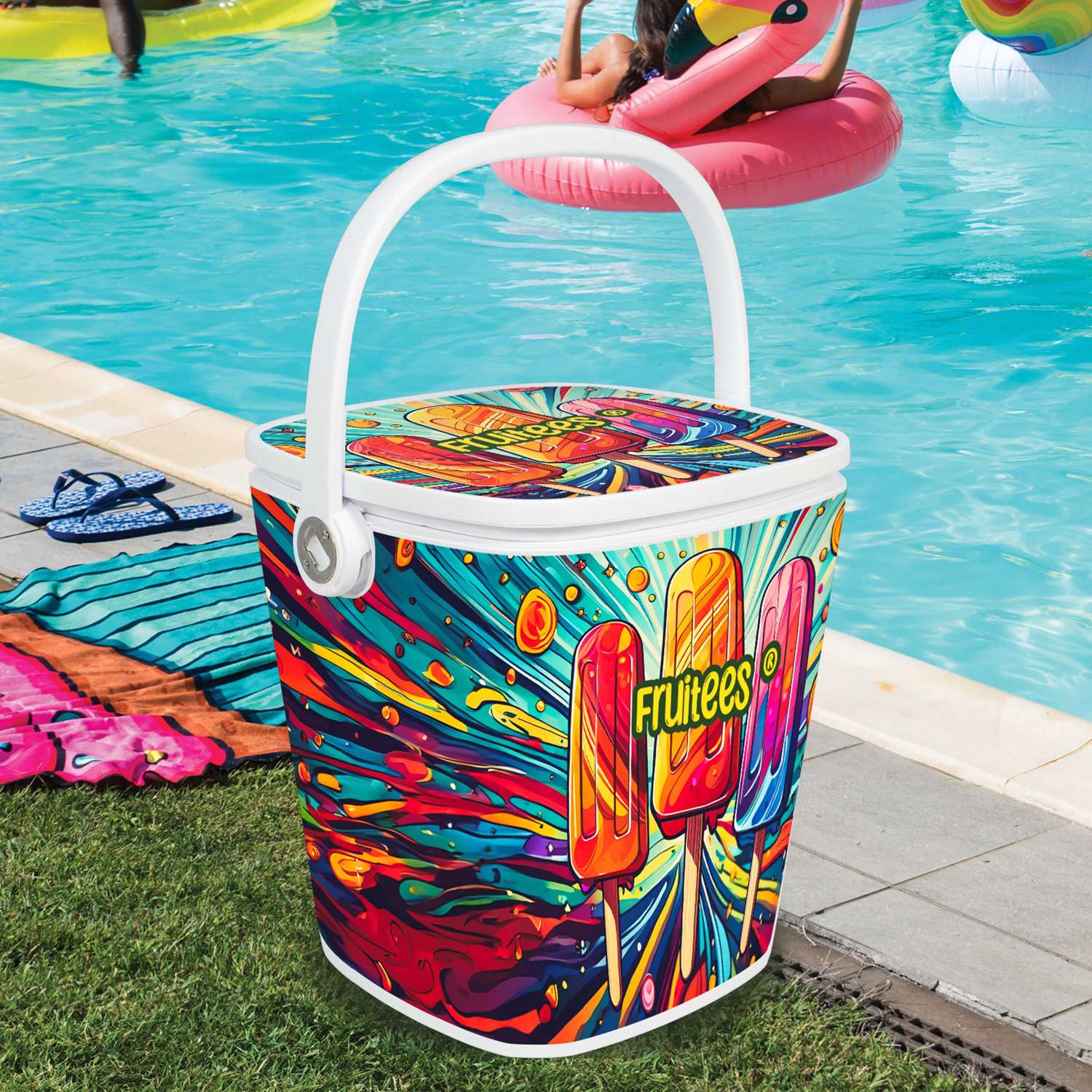 15L Mini Cool Bar, Wrap Graphic and Top Decal view 2
