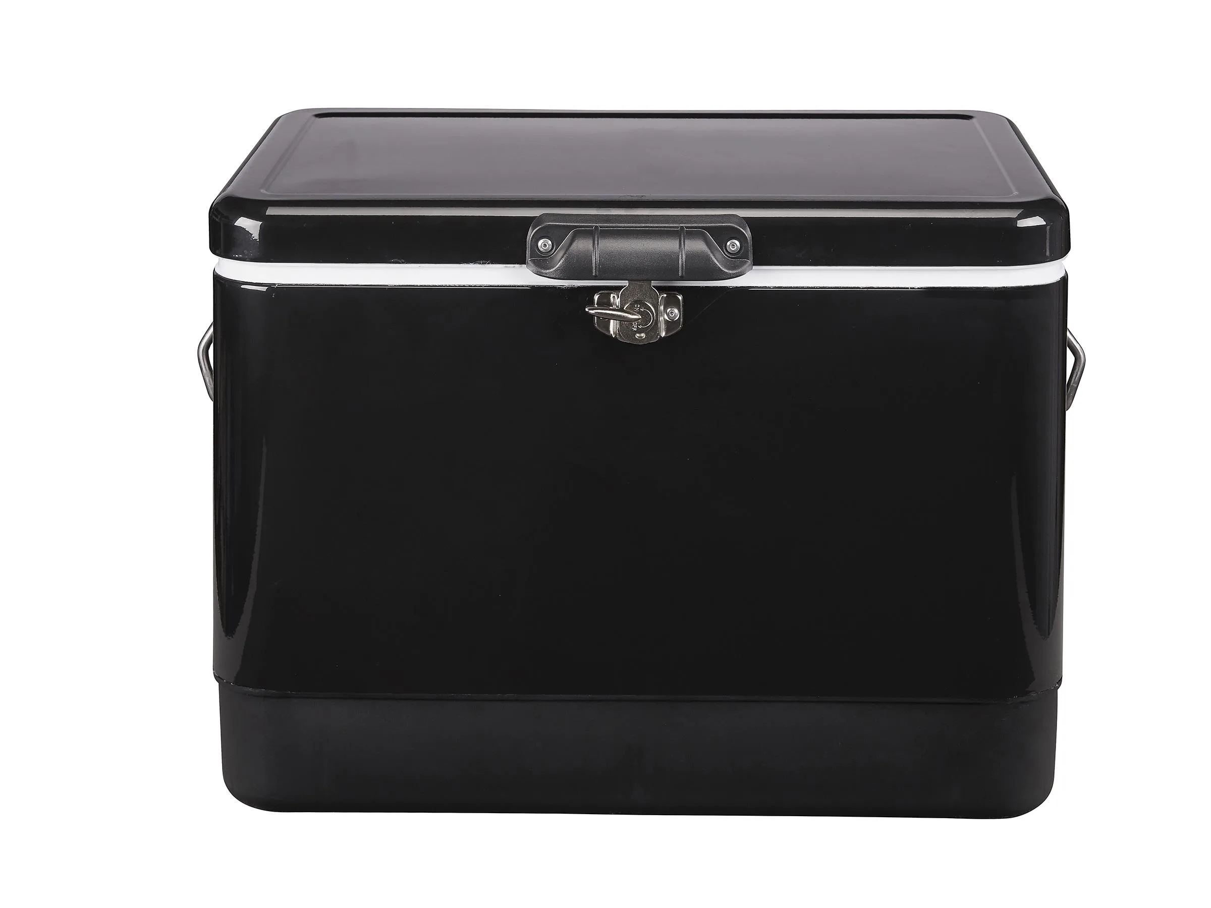 Retro Cooler Camper 54L Vintage Cooler - Black