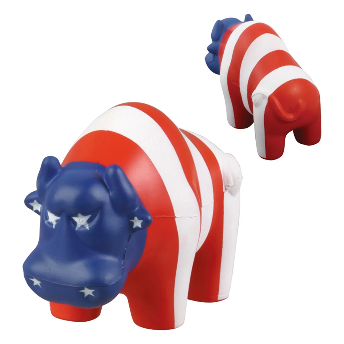 Patriotic Bull Stress Reliever view 2