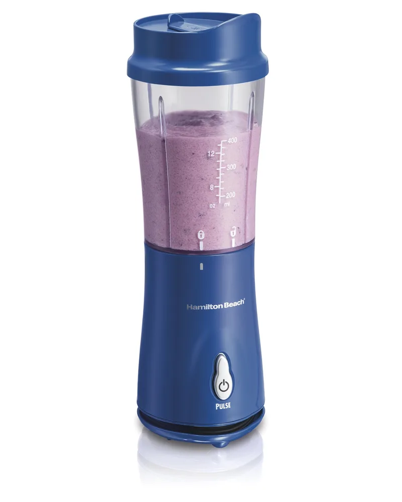 Hamilton Beach Personal Blender With Travel Lid For Smoothies And Protein Shakes, Portable, Fits Mos