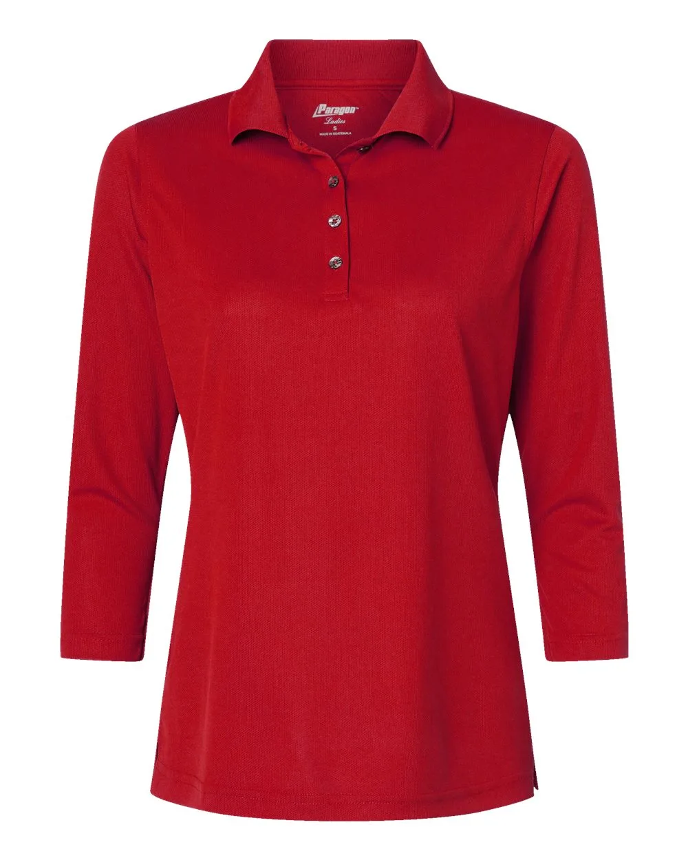 Paragon Women's Lady Palm Three-Quarter Sleeve Polo Shirt view 4