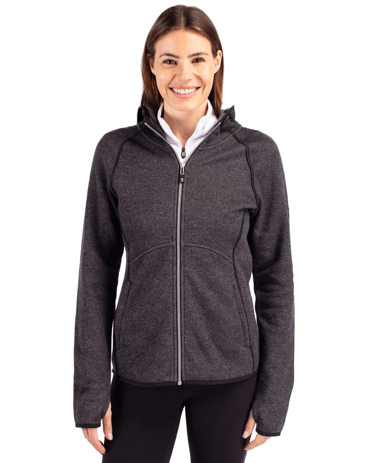 Cutter & Buck Mainsail Full Zip Hooded Womens Jacket