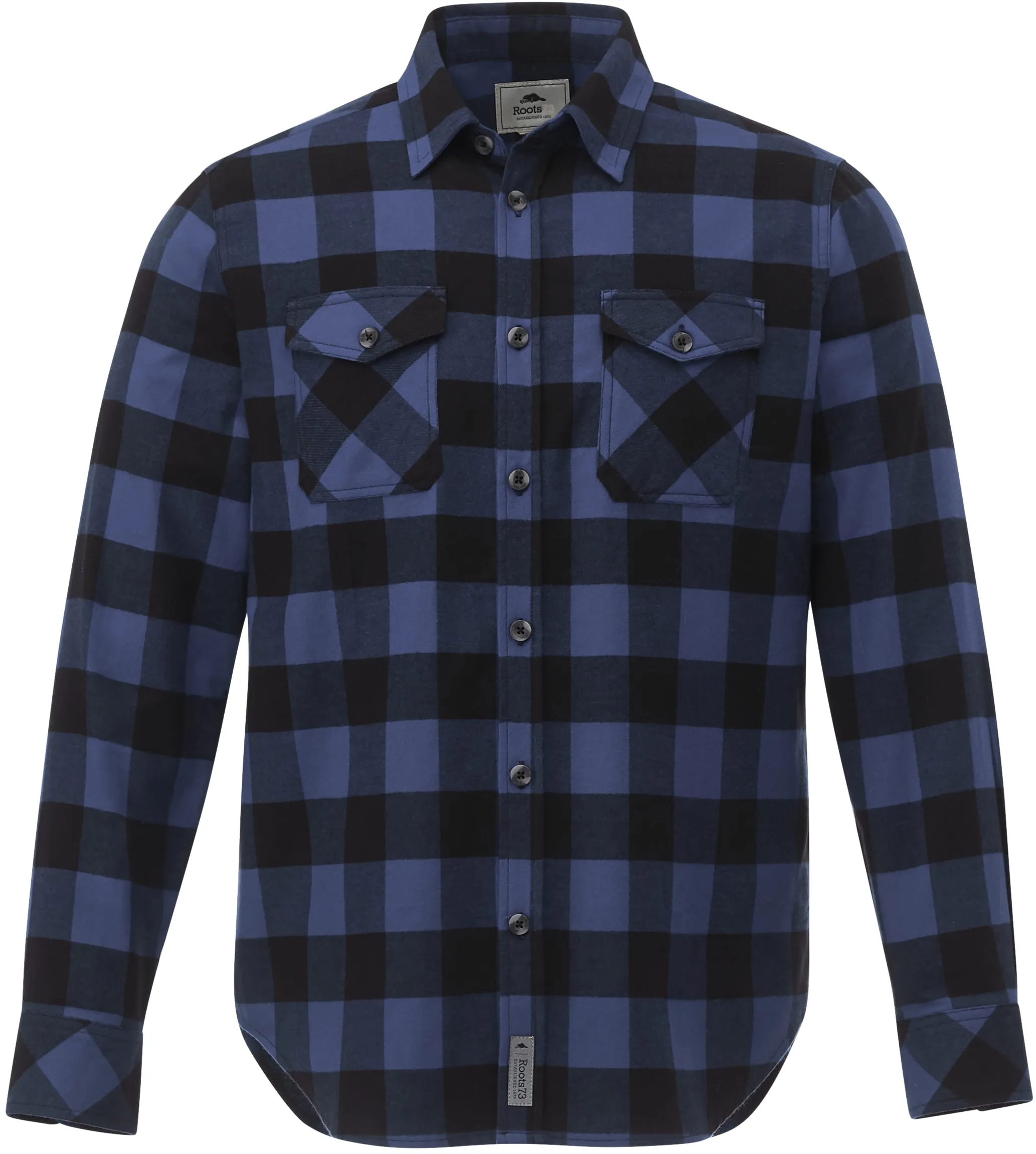 Men's SPRUCELAKE Roots73 Long Sleeve Button Up Flannel Shirt view 2