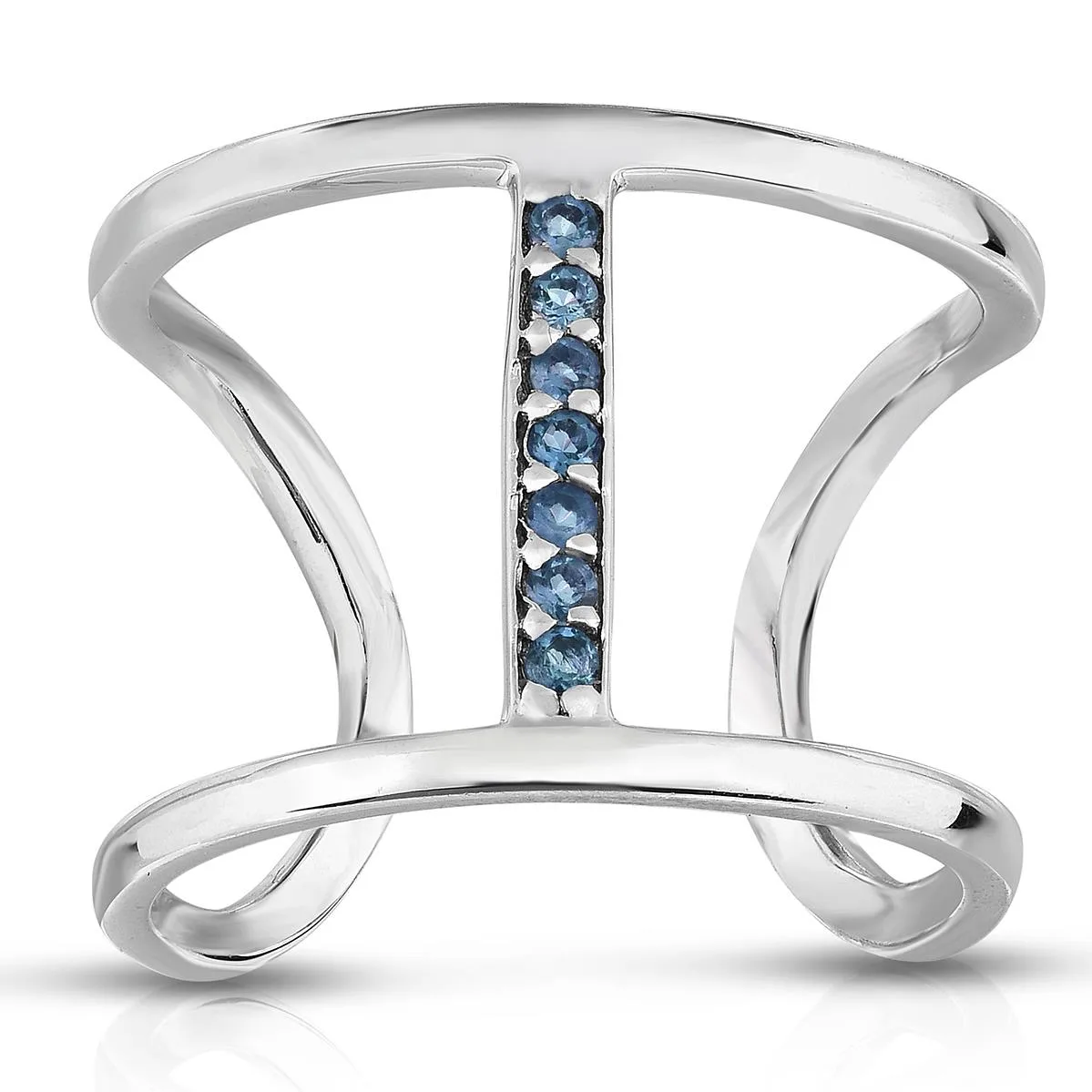 Jilco Inc Contemporary Blue Topaz Ring
