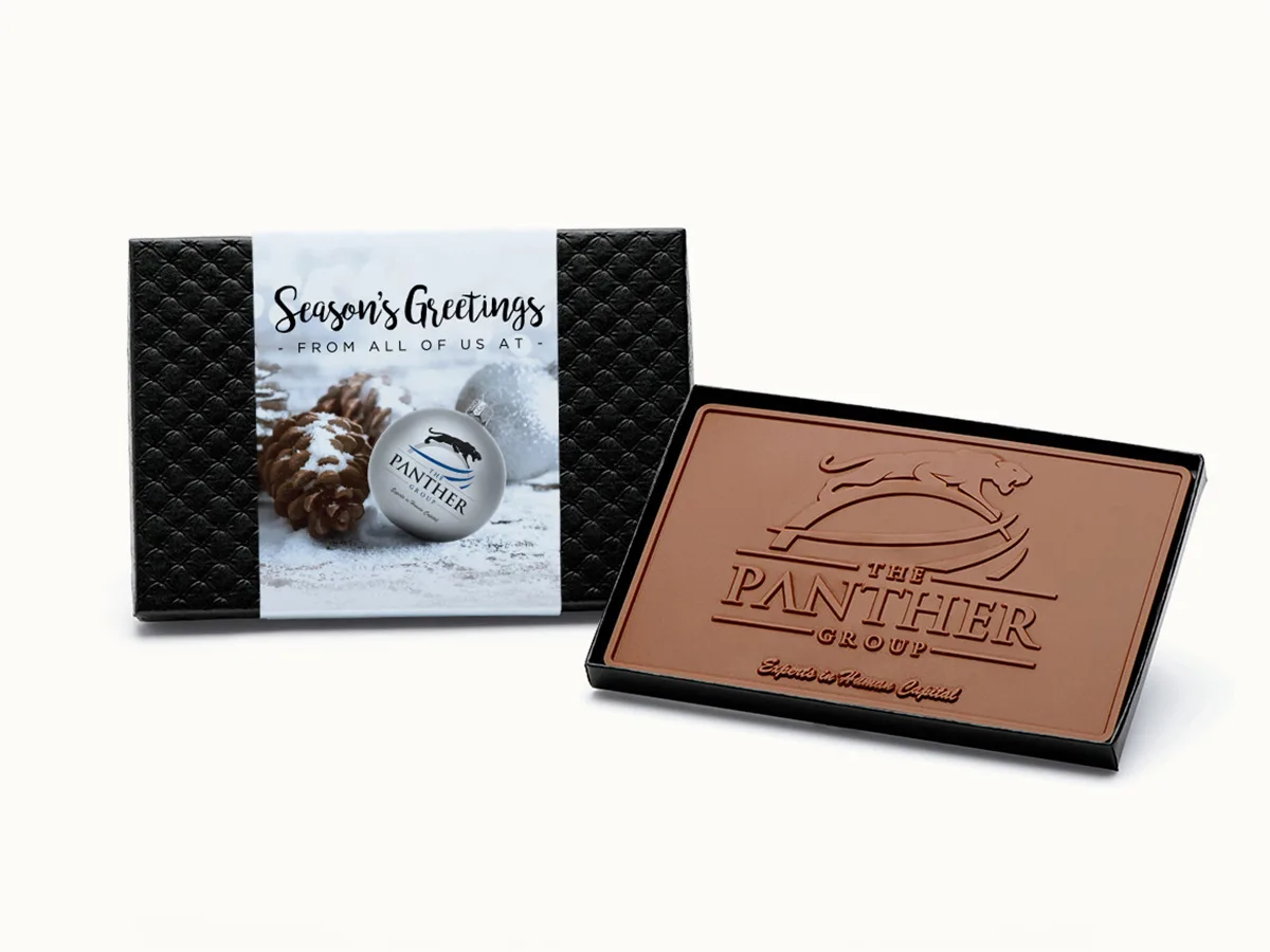3oz. Chocolate Bar with 4"x6" Gift Box view 3