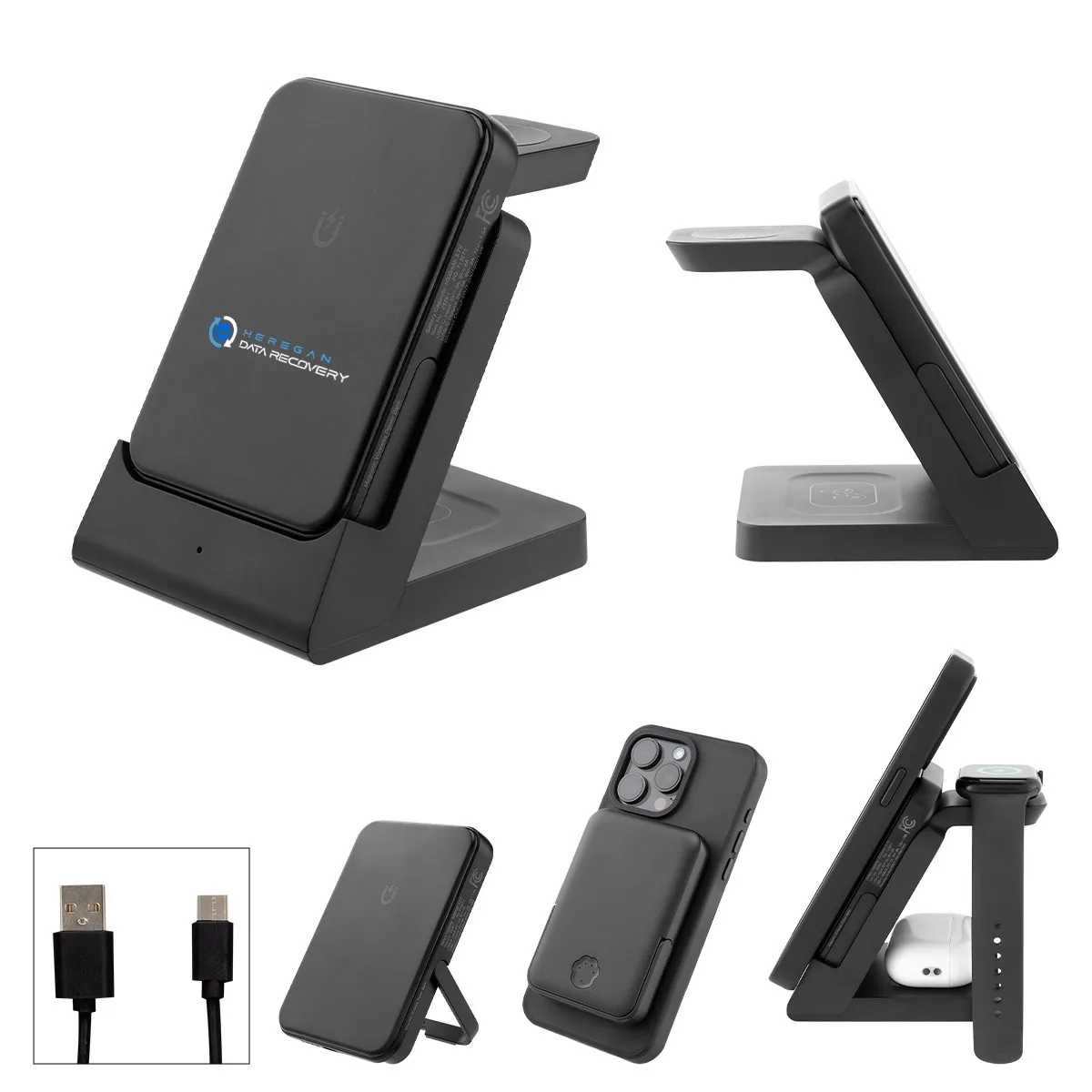 Leather Pro Earbuds Charging Case view 2