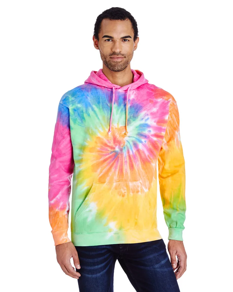 Tie-Dye Adult Tie-Dyed Pullover Hooded Sweatshirt view 6