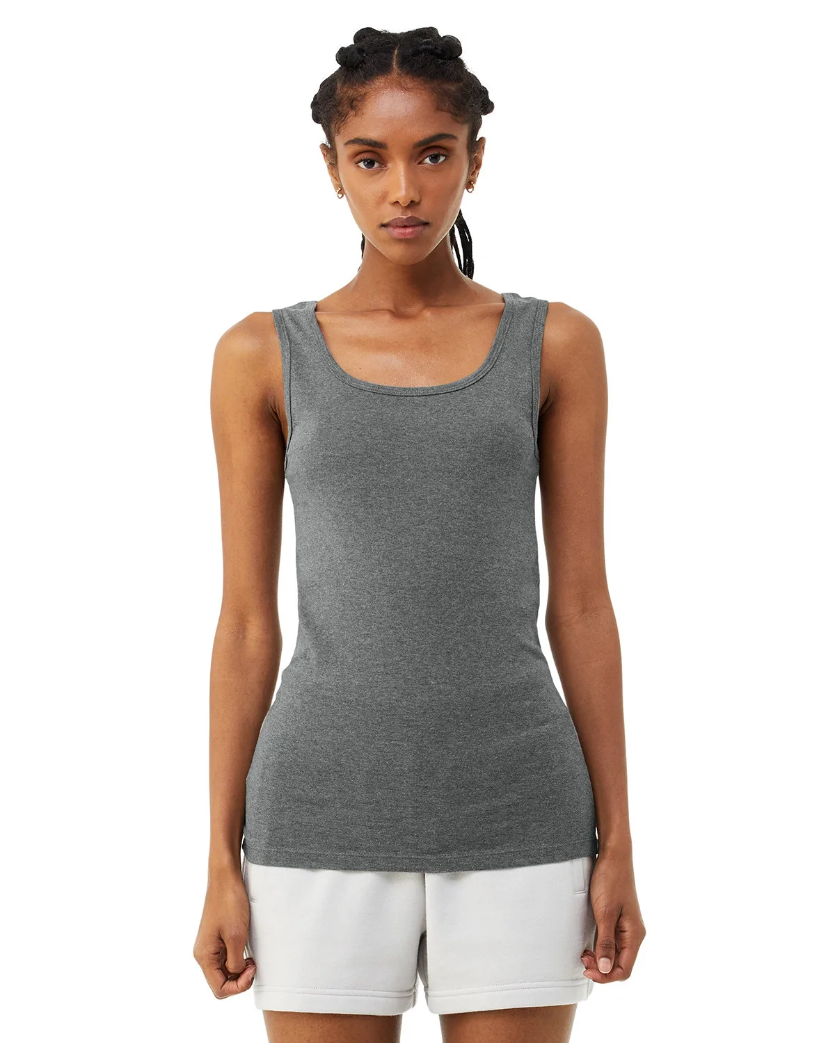 BELLA+CANVAS Ladies' Micro Ribbed Tank view 2