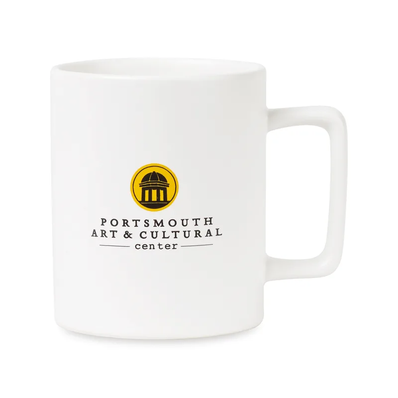 Soleil Ceramic Mug - 12 oz. - Matte White
