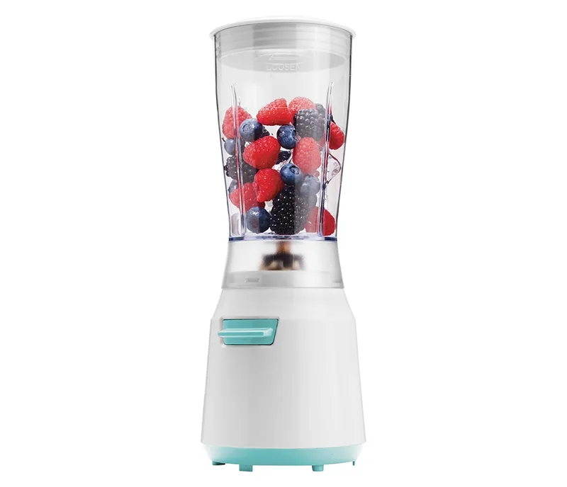 14 Oz. White/Blue Personal Blender