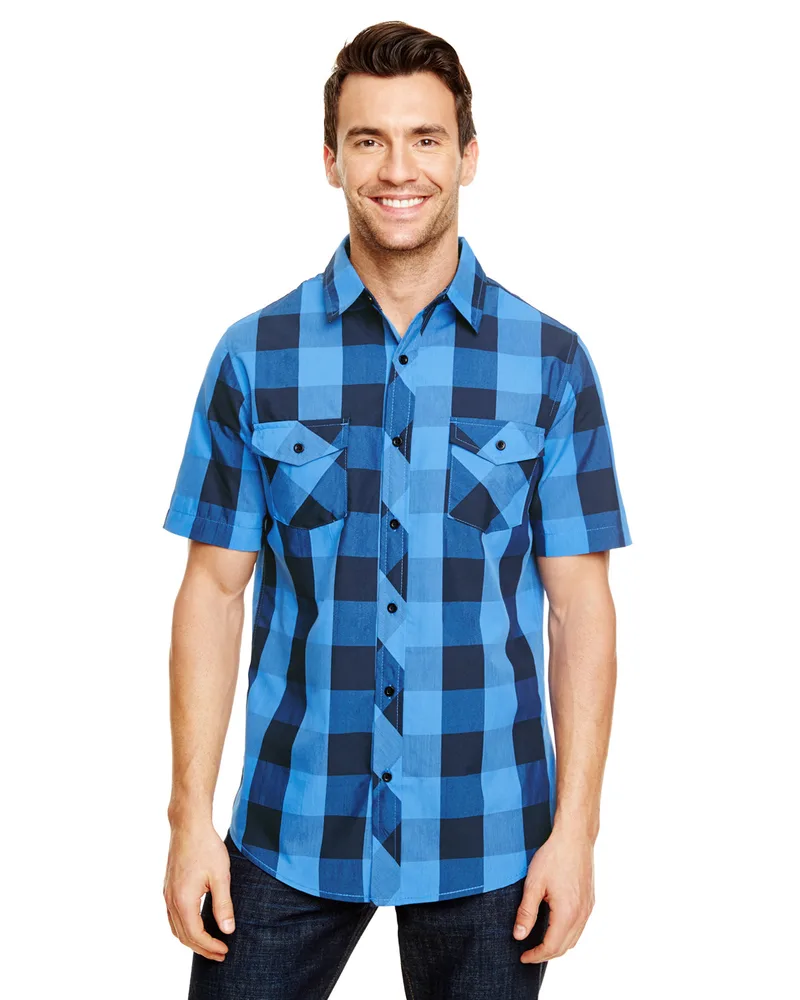 Burnside Men's Buffalo Plaid Woven Shirt