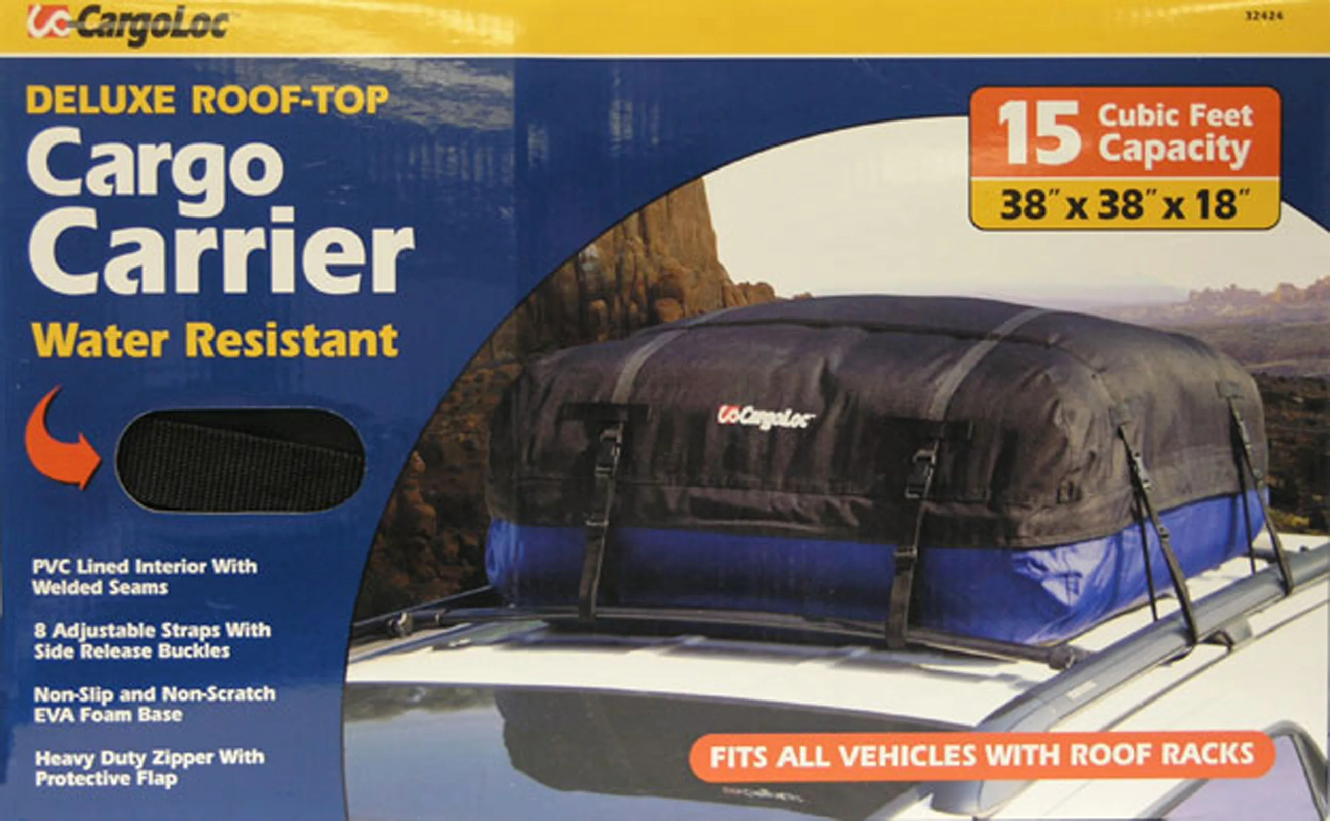 Allied Cargoloc Deluxe Roof Top Cargo Carrier