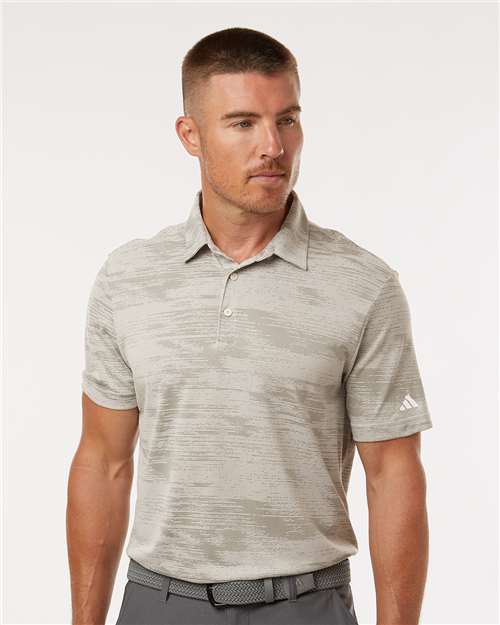 Adidas® Ultimate365 Textured Striped Polo Shirt view 2