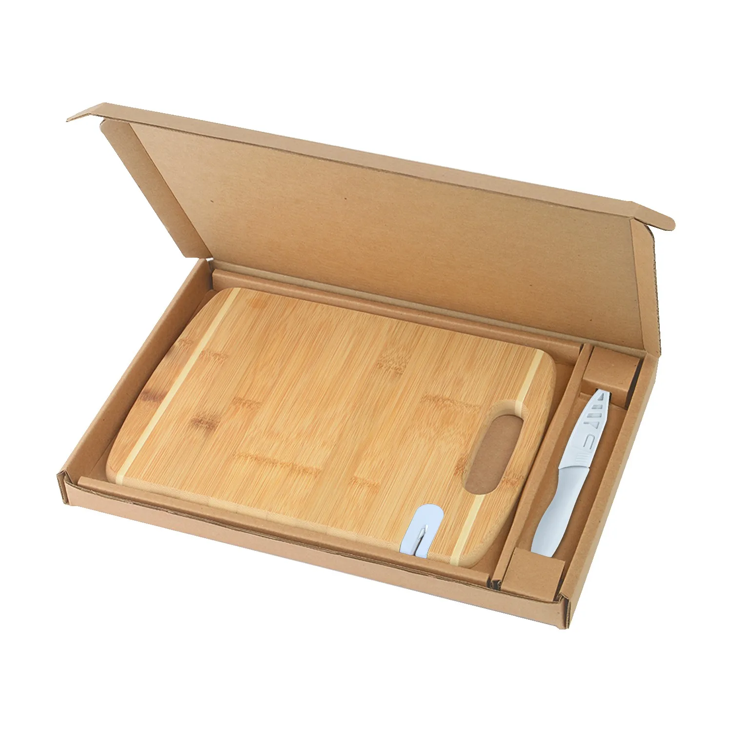 Natural Bamboo/White angle
