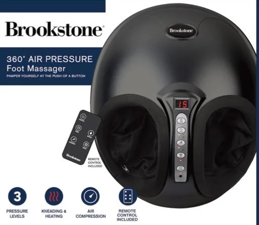 Health, Beauty & Fitness Brookstone 360-Degree Air Pressure Massager