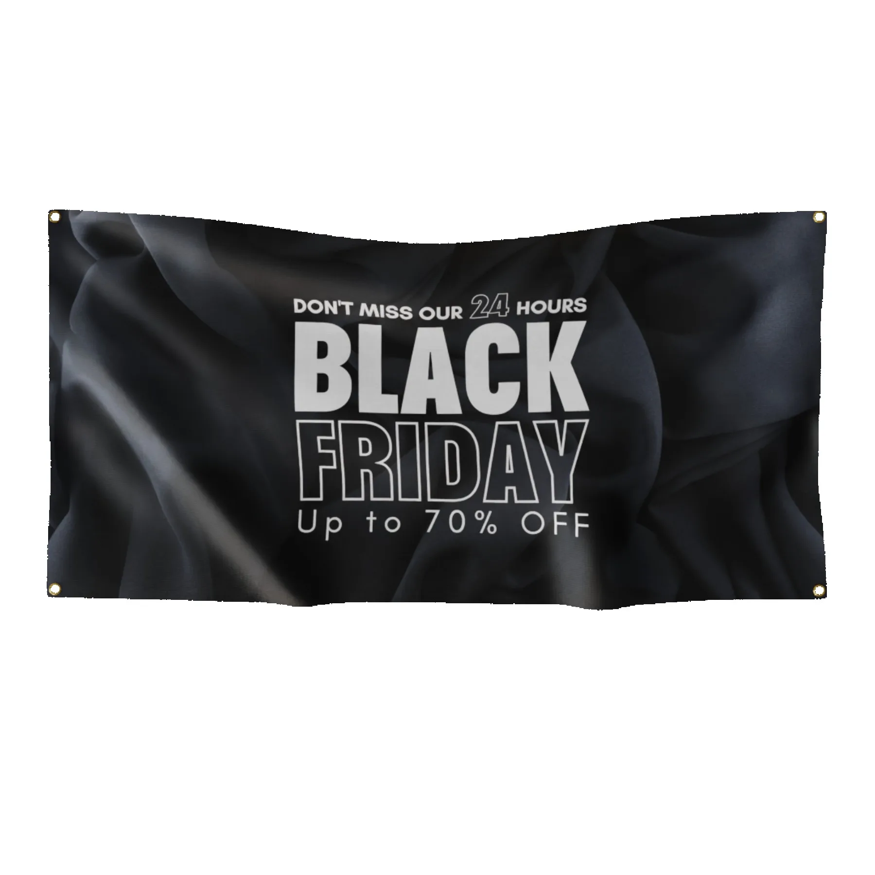 Custom Digital Vinyl Banner with Grommets (Outdoor) view 2