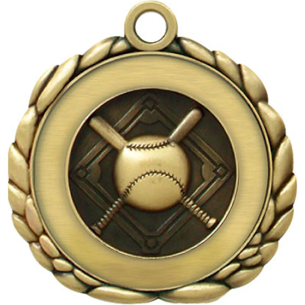 Baseball Quali-Craft Medallion (2-1/2") view 2