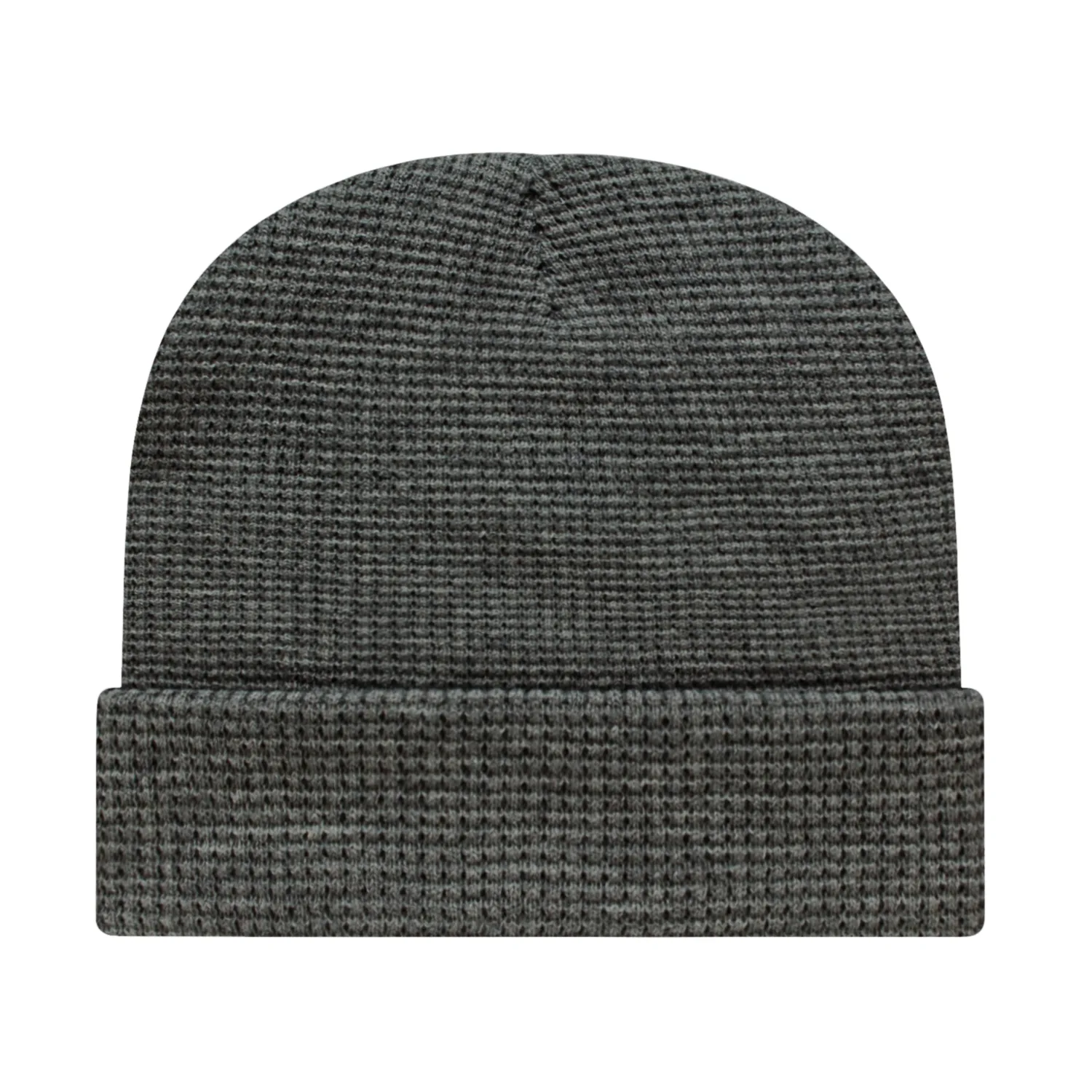 Waffle Knit Cap With Cuff view 3