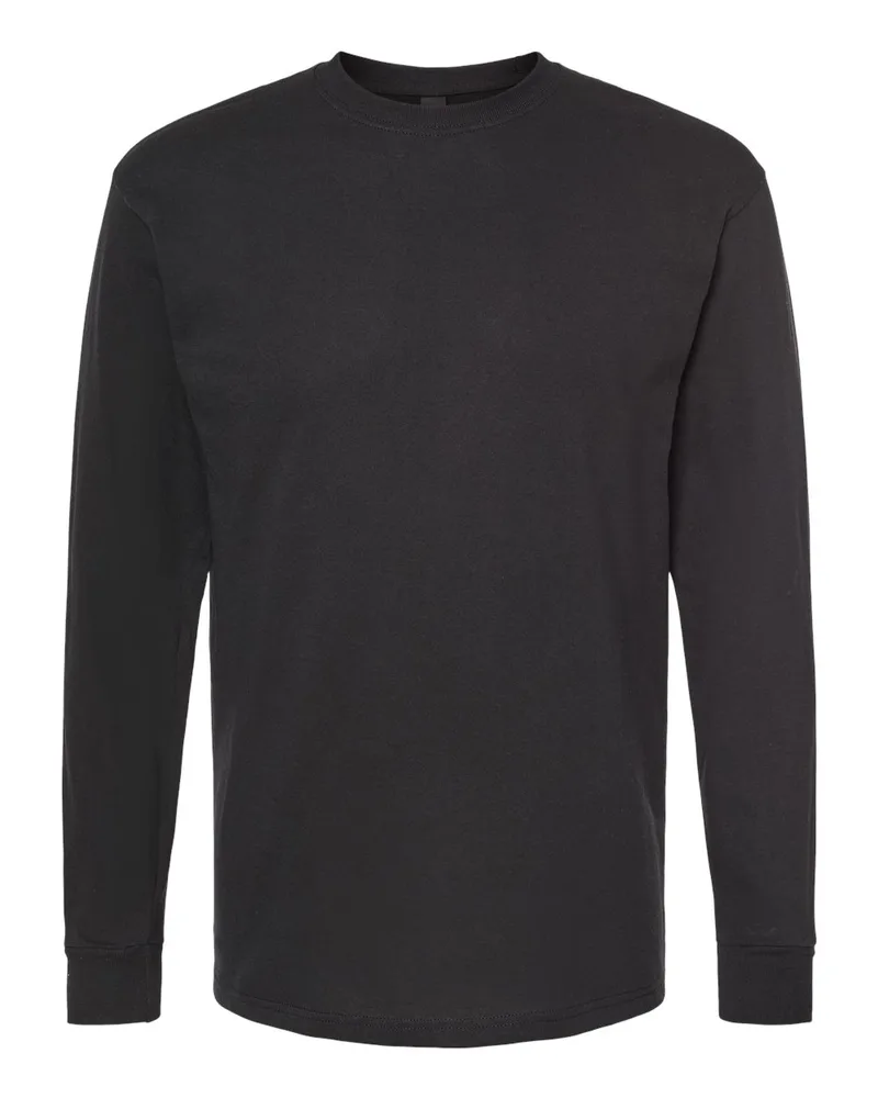 M&O® Unisex Gold Soft Touch Long Sleeve T-Shirt view 5