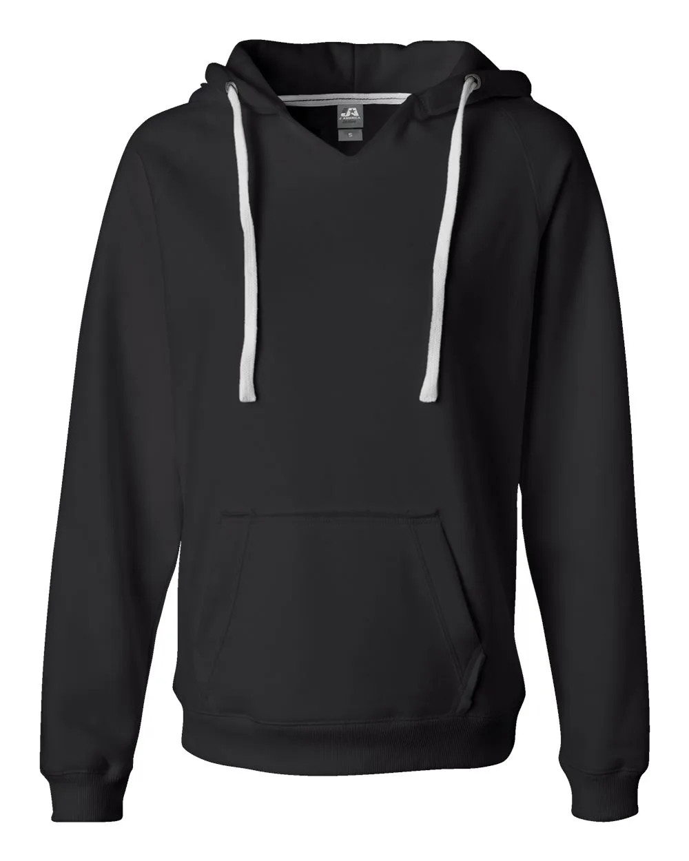 J. America® Women's Sueded V-Neck Hooded Sweatshirt view 3