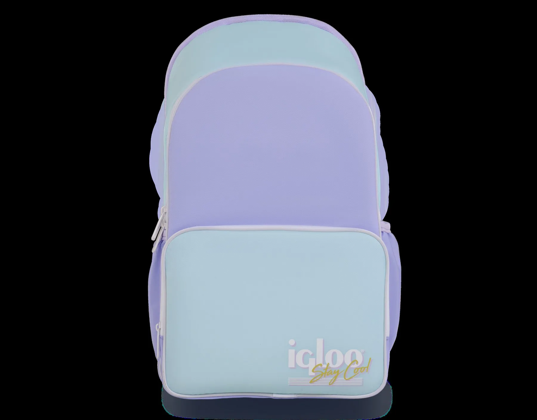 Igloo® Retro 20-12 Oz. Can Backpack (Lilac Breeze/Powder Blue) view 2