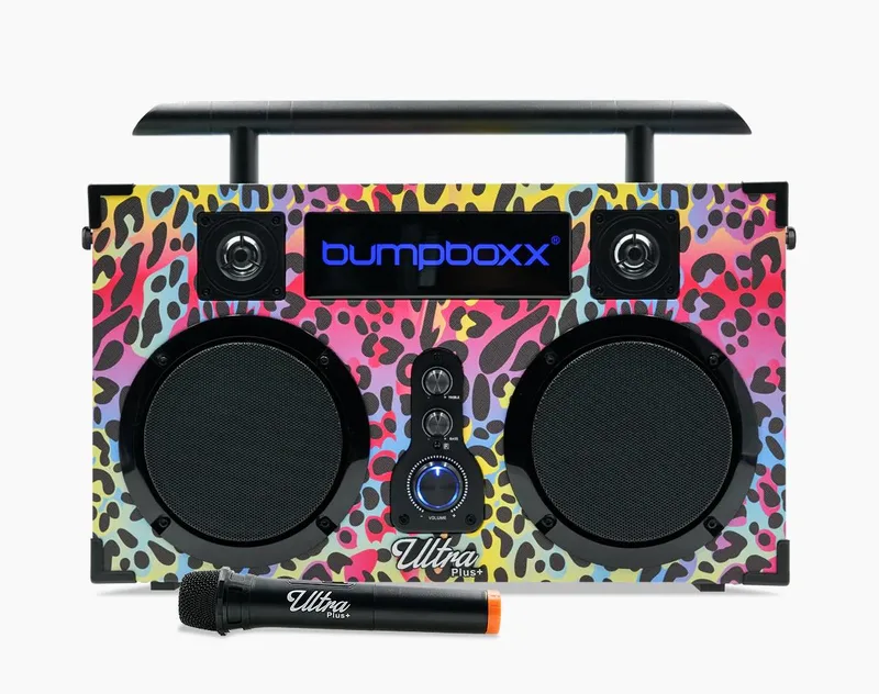 Bumpboxx Bluetooth Boombox Ultra Plus Cheeta