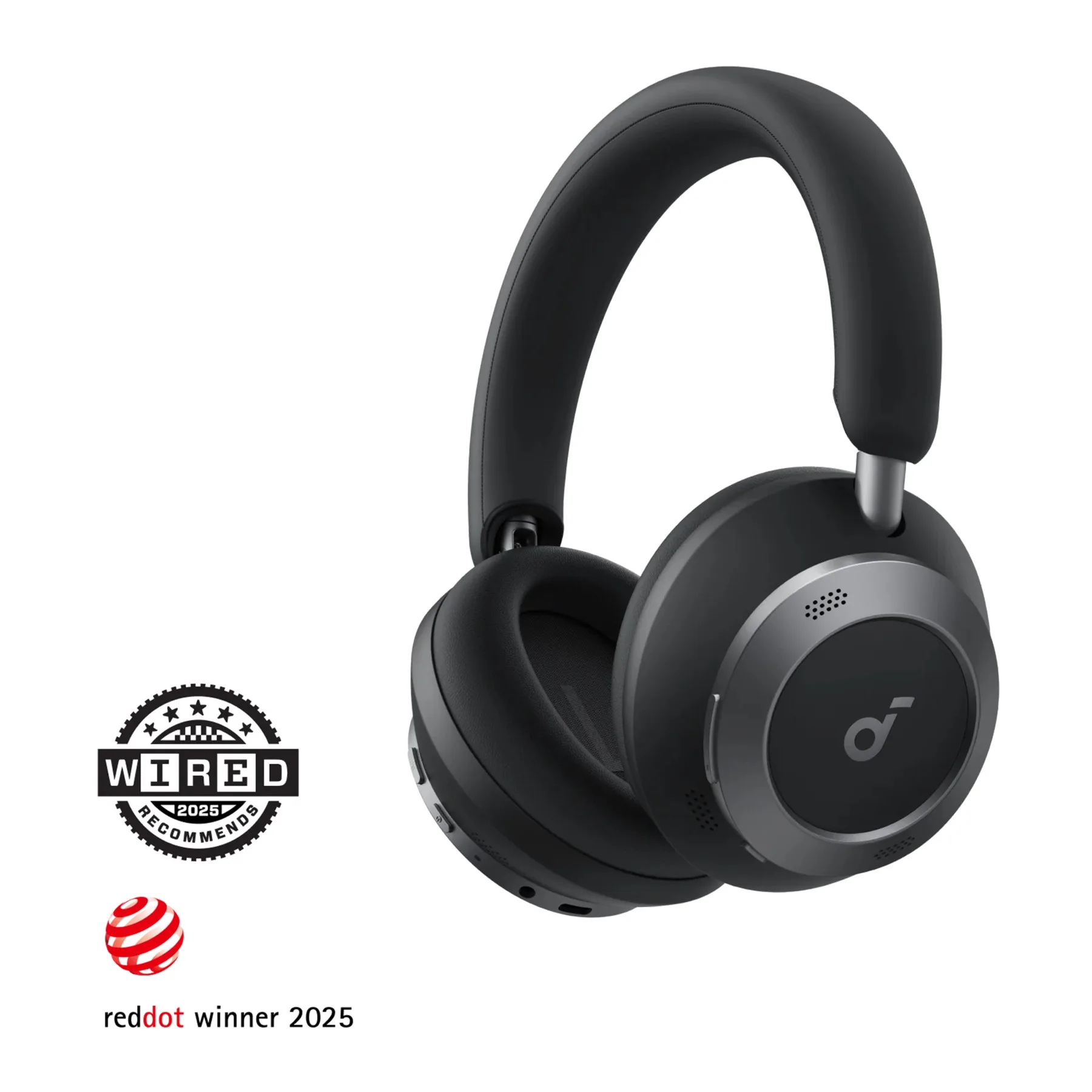 soundcore Space One Pro FlexiCurve Over-Ear Headphones - Jet Black