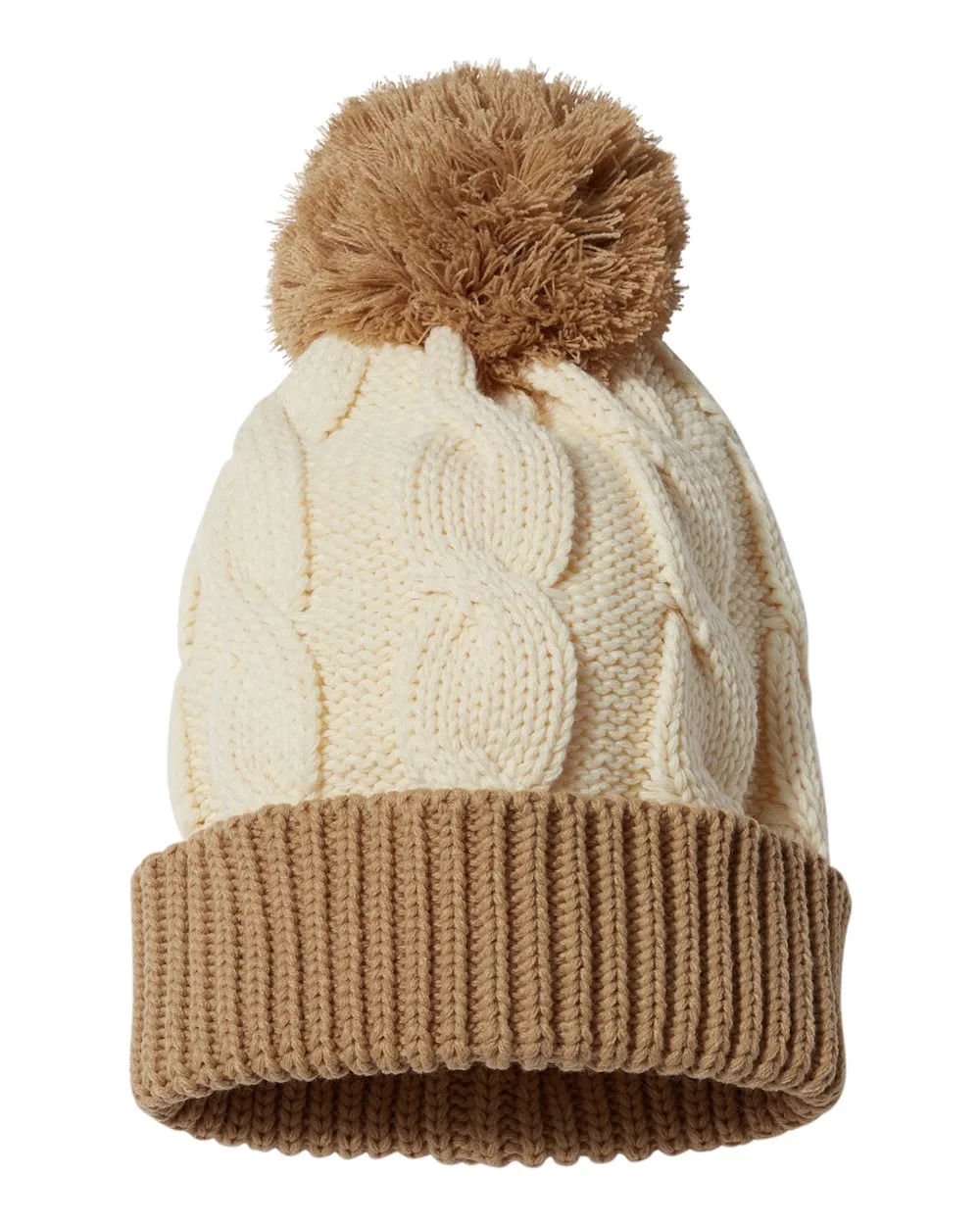 Cream Beige/Mocha Brown