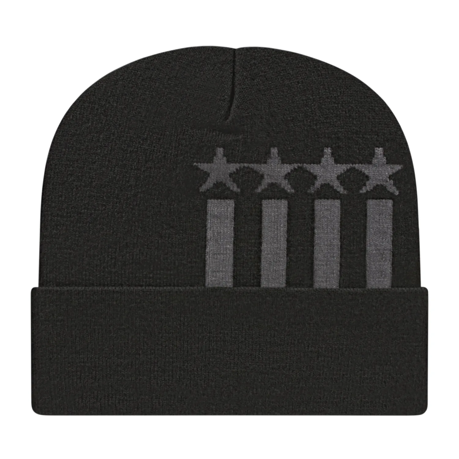 Stars & Stripes Knit Cap with Cuff view 2
