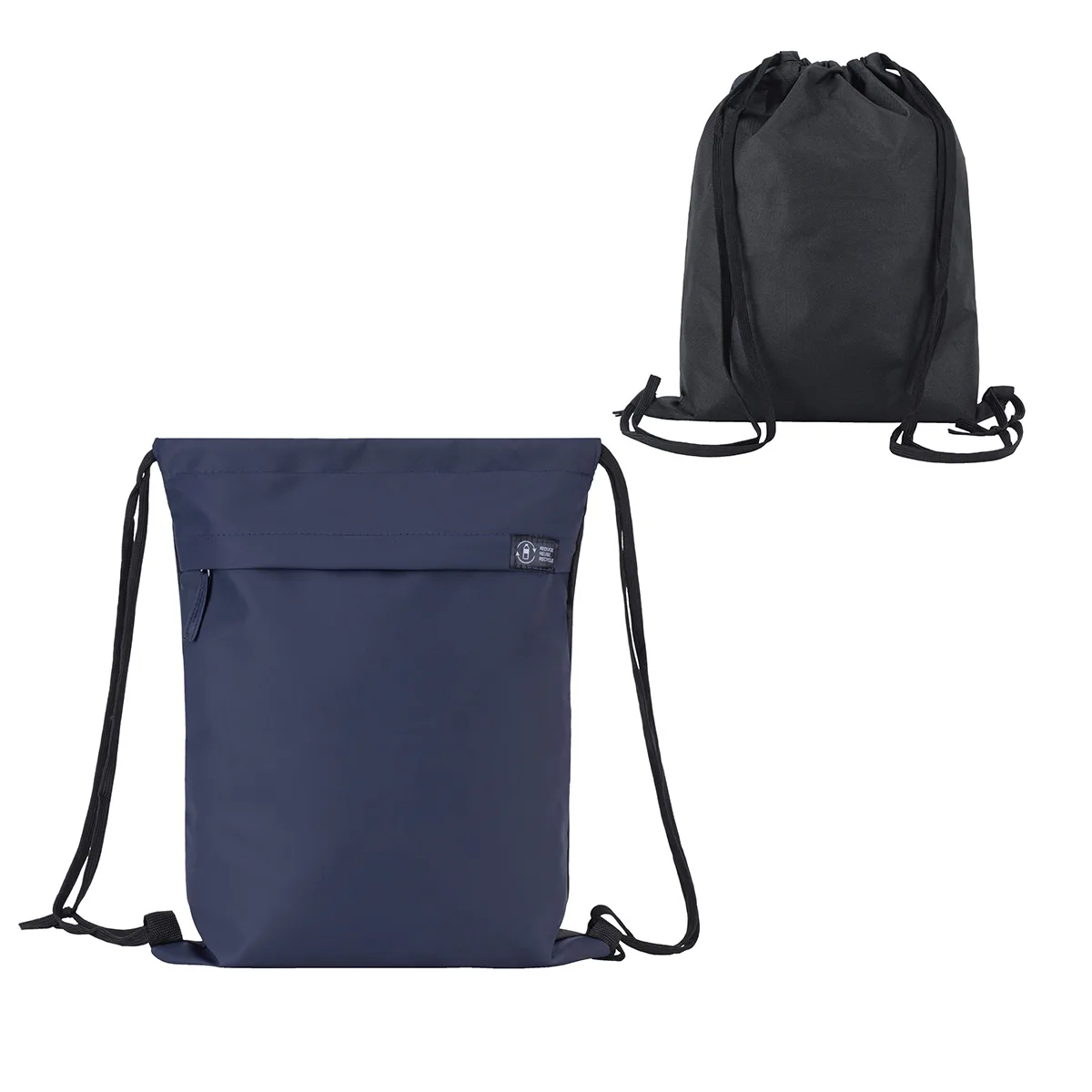 Lakeshore Recycled Nylon Drawstring Bag view 2