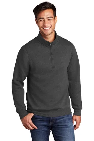 Port & Co™ Core Fleece 1/4-Zip Pullover Sweatshirt view 3