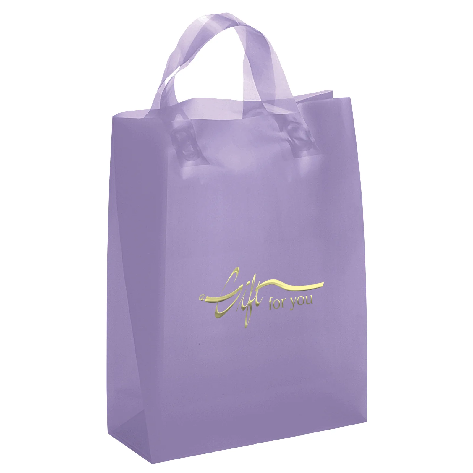 Apollo - Frosted Brite Shopper - Foil Print (8" x 4" x 10")