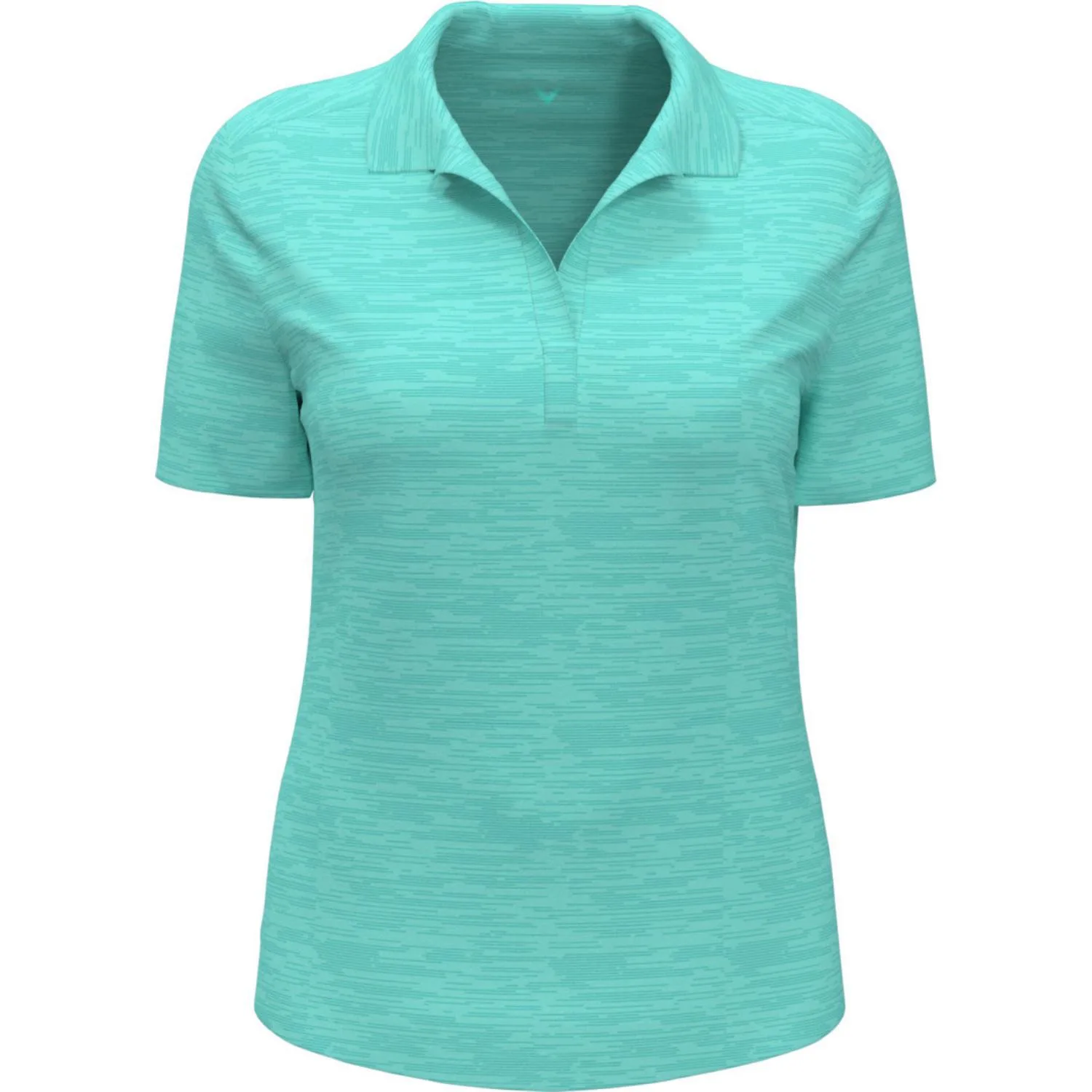 Callaway® Moisture Wicking Broken Stripe Women's Polo Shirt with Custom Logo view 6