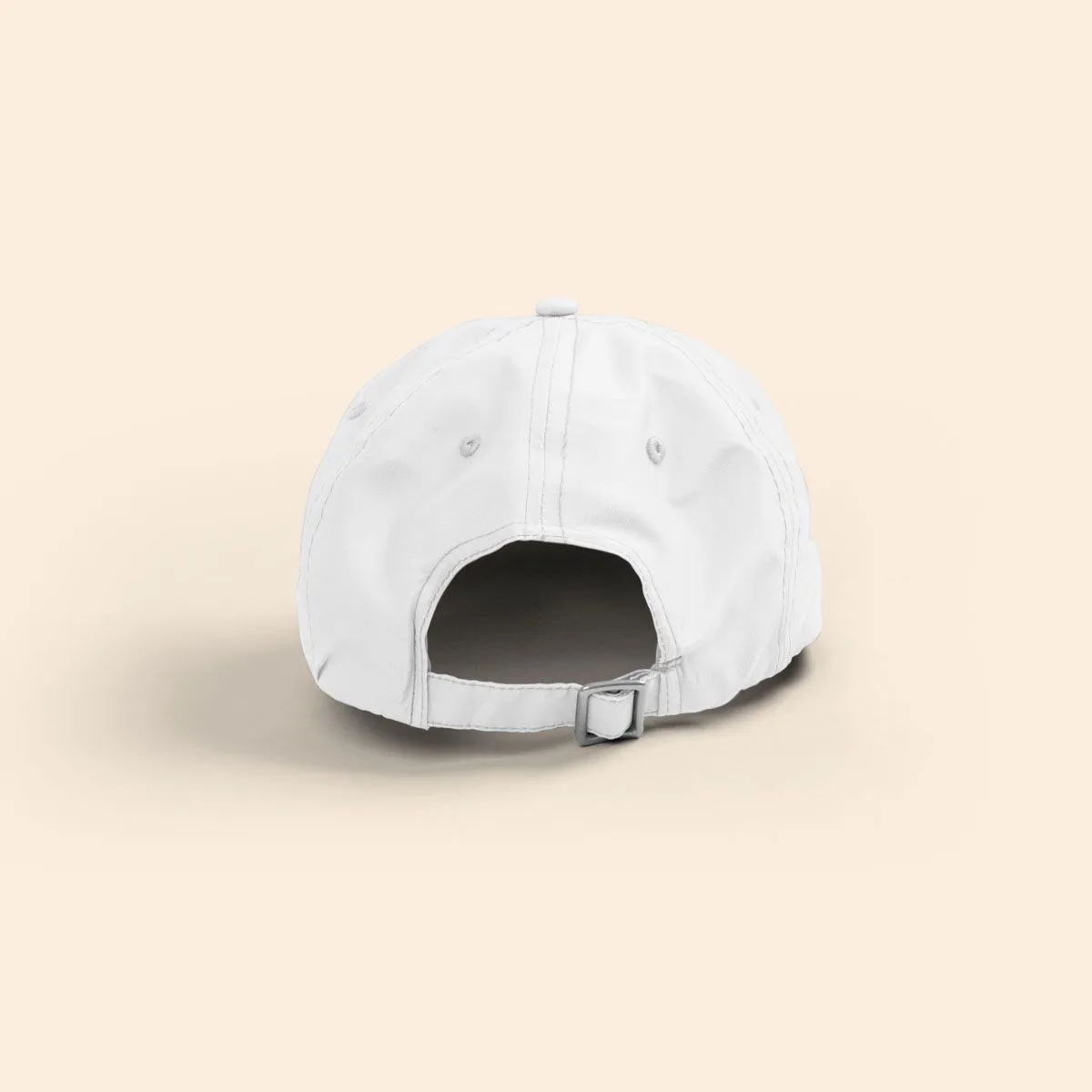 6-Panel Hat - Flat Brim - Unstructured - Poly Twill view 2
