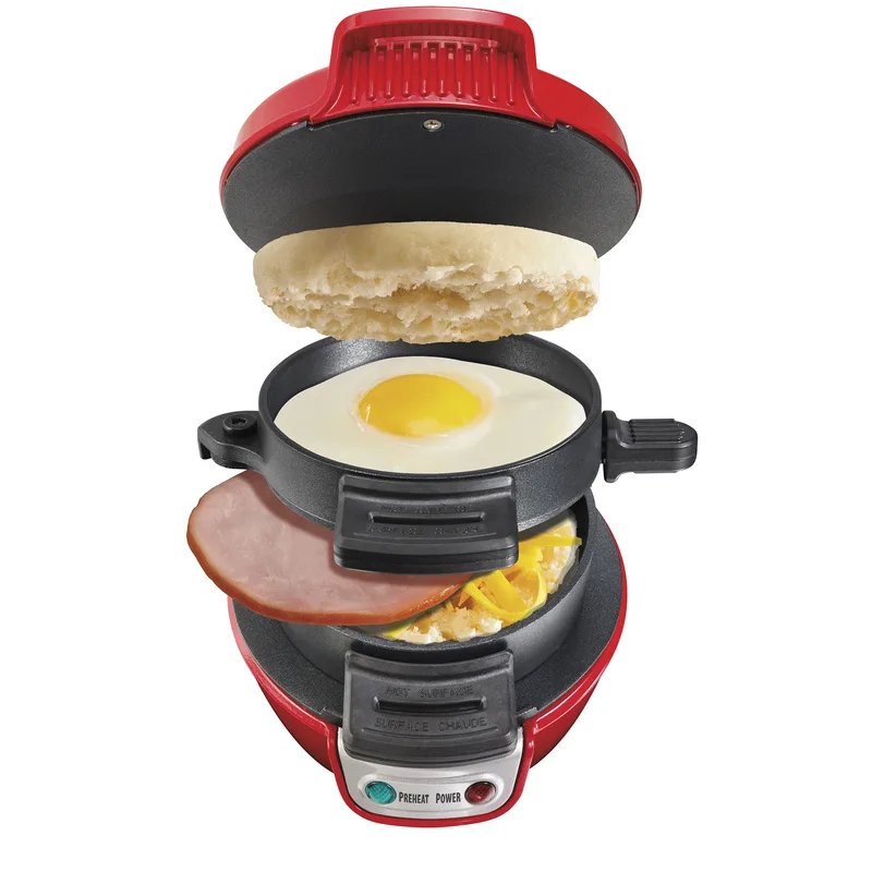 Hamilton Beach® Red Breakfast Sandwich Maker