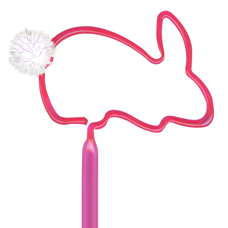 Rabbit with Cottontail Inkbend Standard, Bent Pen