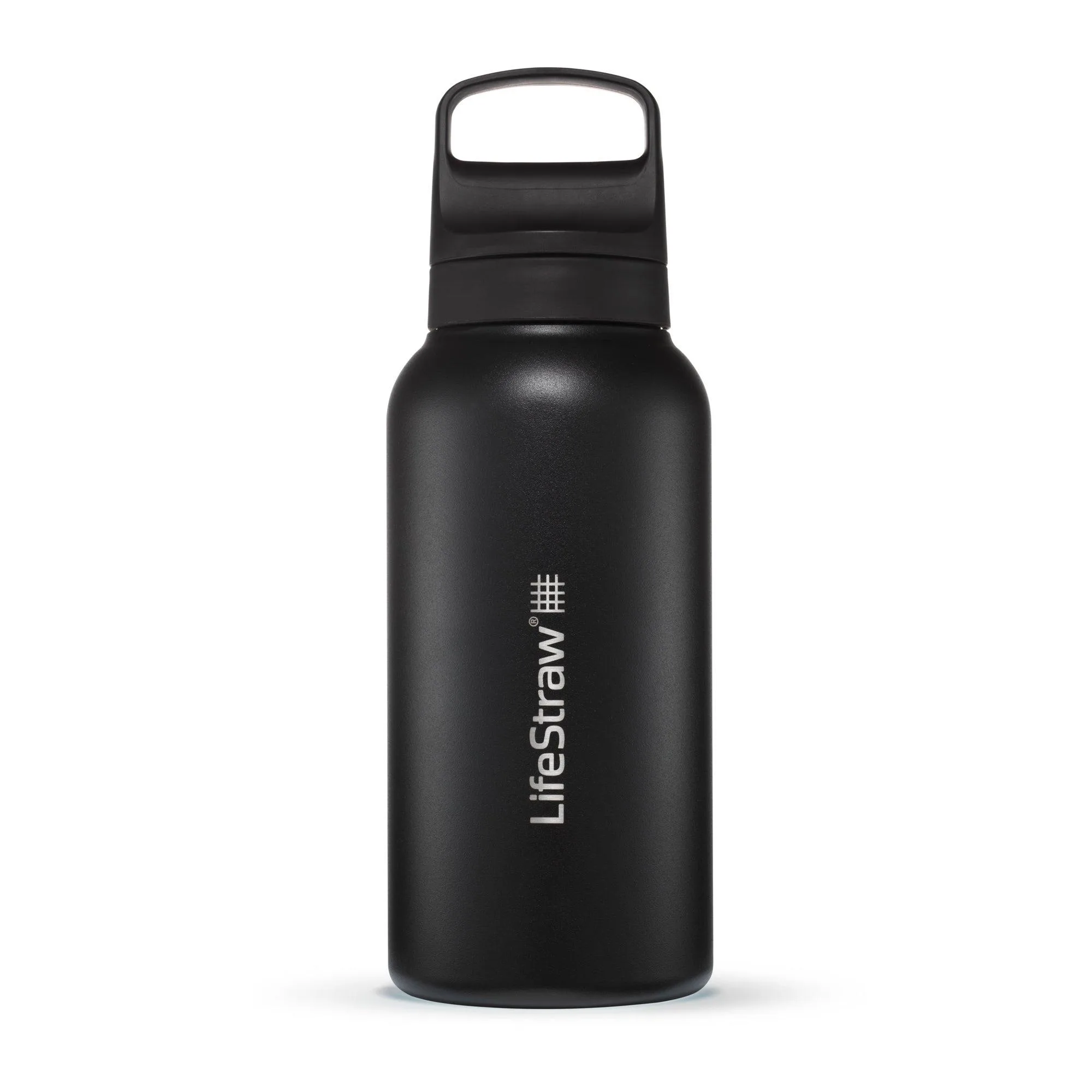 Lifestraw Go 1L Stainless Steel Filtered Water Bottle Nordic Noir