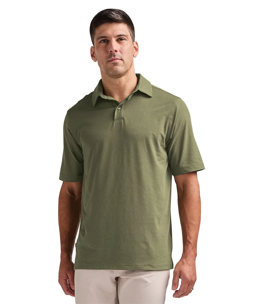 Men's Heathered Eco-Logic Stretch Polo