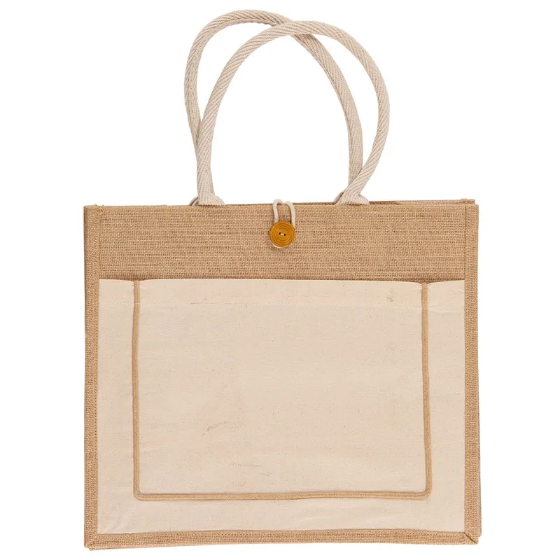 Jute Tote Bag view 2