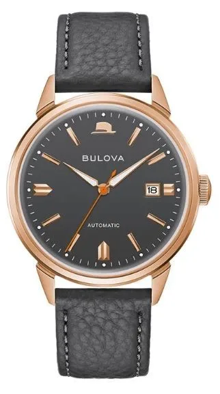 Citizen® Bulova Frank Sinatra Men's Leather Strap Watch