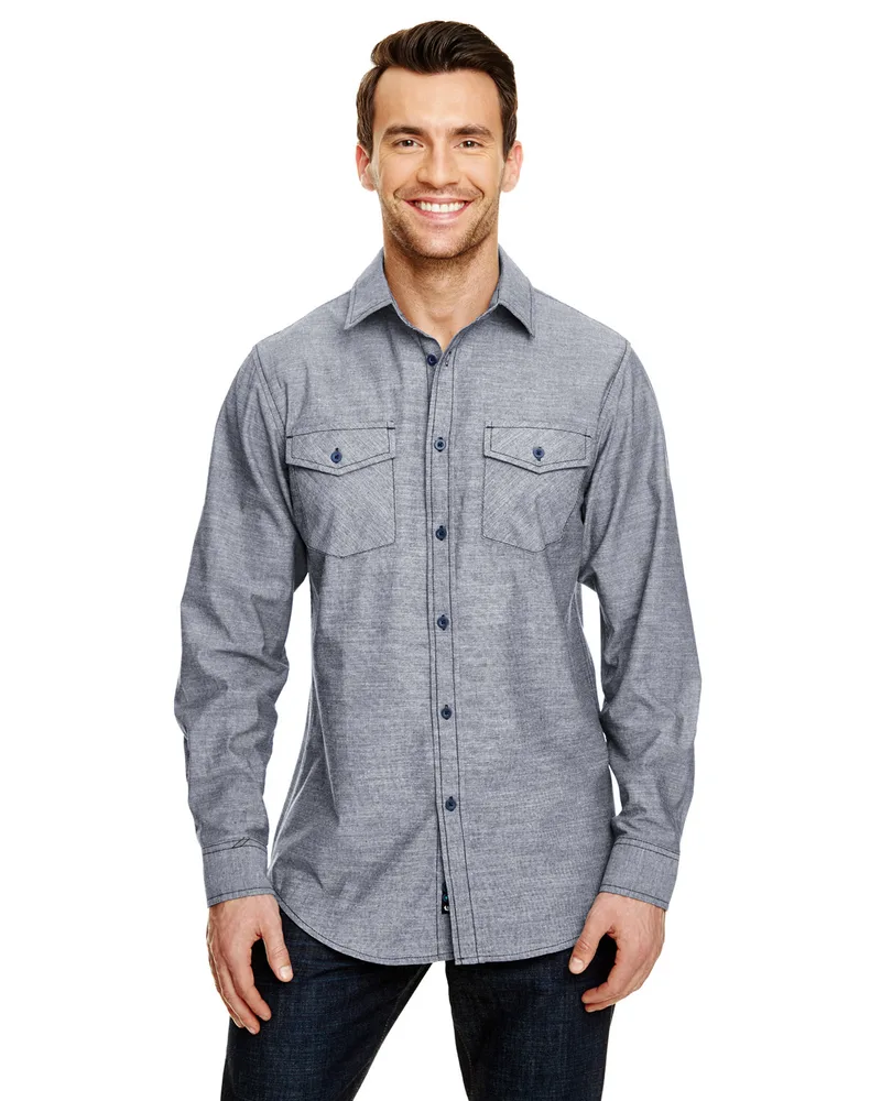 Burnside Men's Chambray Woven Shirt